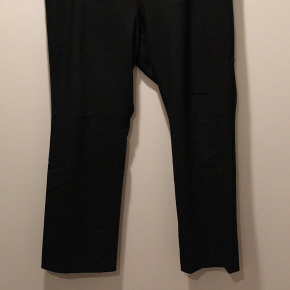 Talbots Black Heritage Trouser Pants - Sz 18W - Picture 2 of 9